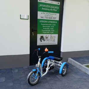 rehabilitacyjny rower trójkołowy dla dzieci w wieku 3-7 lat